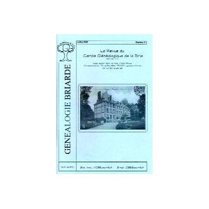 Fichier des patronymes du Cercle G&eacute;n&eacute;alogique de la Brie N&deg; 1