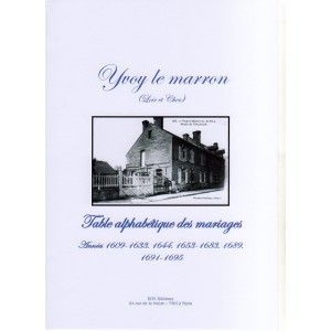 Table de Mariage d'Yvoy le Marron
