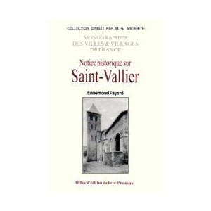 SAINT-VALLIER (Notice historique sur)