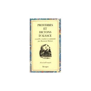 Proverbes et dictons d'Alsace