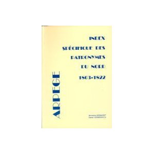 Index spécifique des patronymes du Nord 1803-1822