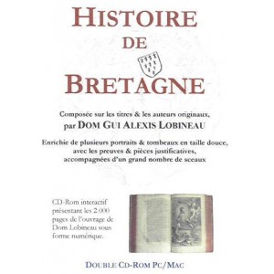 Histoire de Bretagne par Dom Lobineau (cd-rom)