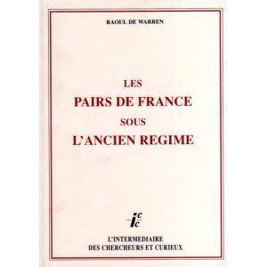 Les pairs de France sous l'ancien régime