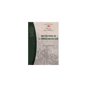 Répertoire de l'armée Française Vol 1 (Cd-Rom)