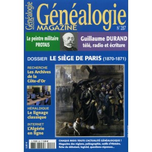 Généalogie Magazine N° 287