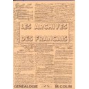 Les archives des Français