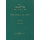 Archives Nationales : etat général des fonds Tome 2