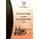 Etat Militaire du Corps de L'Artillerie 1900  (Cd-Rom PC)