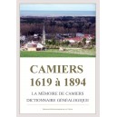 Camiers 1619 à 1894 La mémoires de Camiers Dictionnaire généalogique