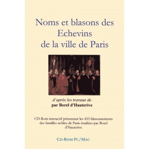 Noms et blasons des échevins de Paris (Cd-Rom)