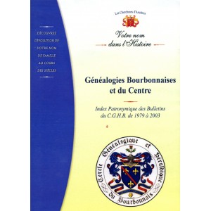 Généalogies Bourbonnaises et du Centre (Cd-Rom)