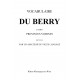 Vocabulaire du Berry et des provinces voisines