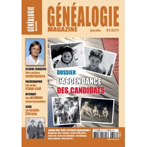 Généalogie Magazine N° 318-319