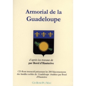 Armorial de la Guadeloupe (Cd-Rom)