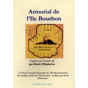 Armorial de l'Ile Bourbon (Cd-Rom)