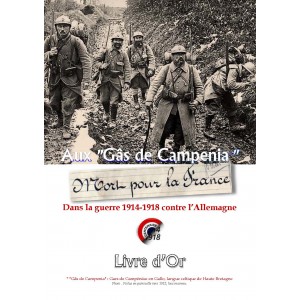 Aux Gâs de campenia Mort pour la France "Livre d'or"