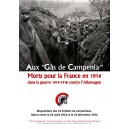 Aux « Gâs de Campenia» Tome 1 Morts pour la France en 1914 dans la guerre 1914-1918 contre l’Allemagne