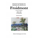 Dictionnaire généalogique des habitants du district de Froidmont