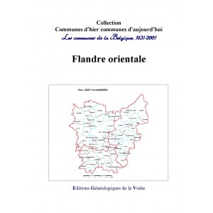 Communes d'hier communes d'aujourd'hui "la Belgique" : Province de la Flandre Occidentale