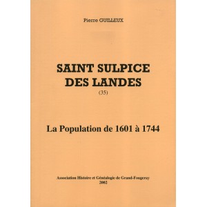 Population de Saint-Sulpice-des-Landes (35) 1601 à 1744