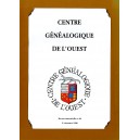 Centre généalogique de l'Ouest Revue trimestrielle n° 64 - 3e trimestre 1990