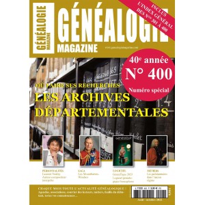 Généalogie Magazine N° 400