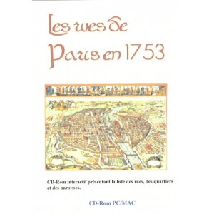Les Rues de Paris en 1753 (Cd-Rom)